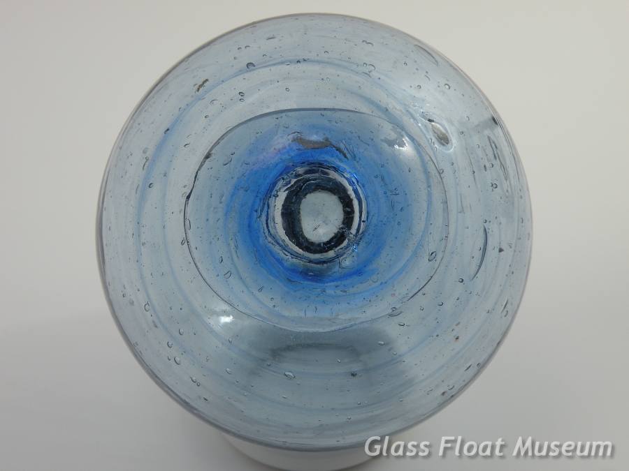 Blue Swirls, 4 1/4 Inch