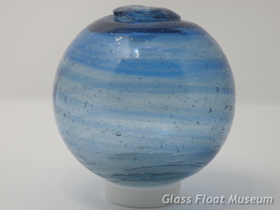 Blue Swirls, Exceptional, 4 Inch